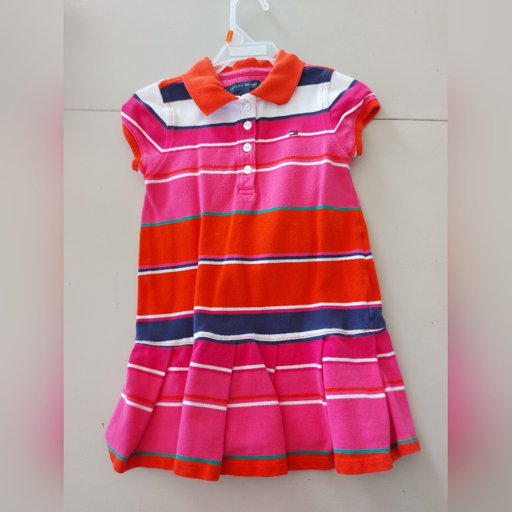 **3 Listings $30**                       Colorful Striped Polo Dress